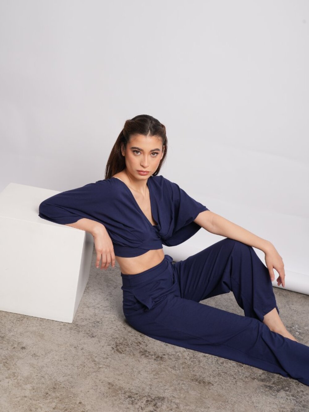 Drapped Cotton top